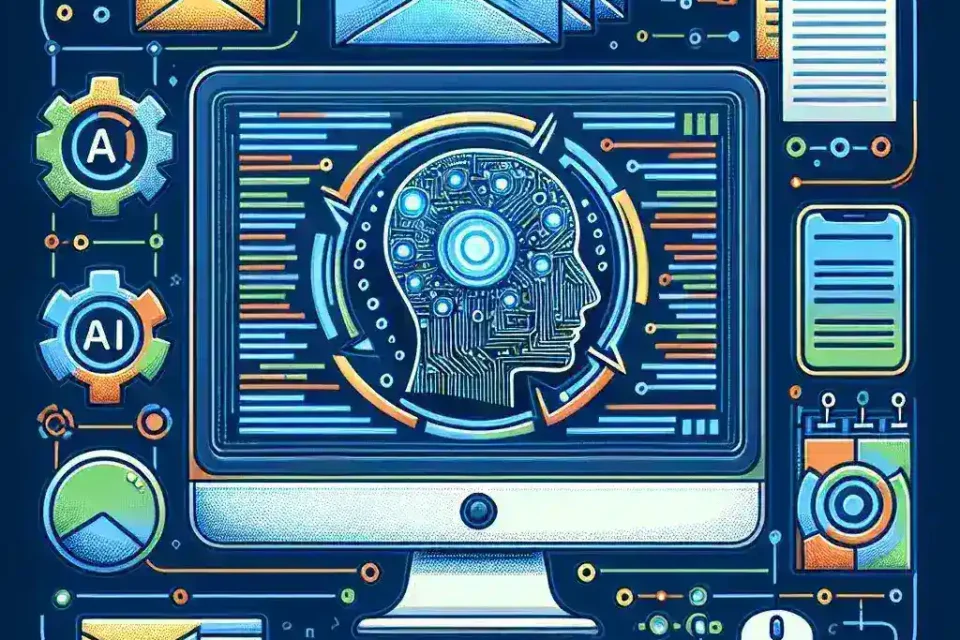 "Microsoft Outlook interface showcasing the new AI feature summarizing lengthy email threads for improved productivity and organization."